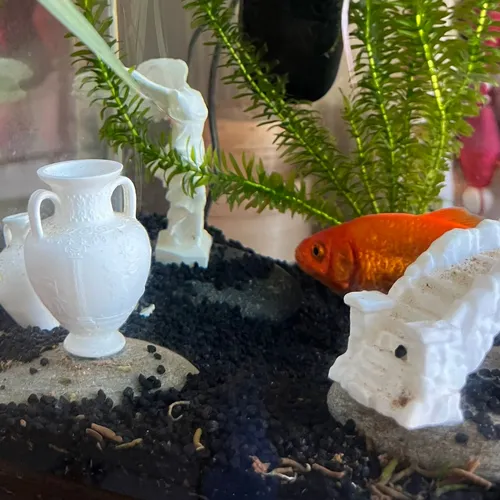 3D printed fish tank underground hiding cave decoration