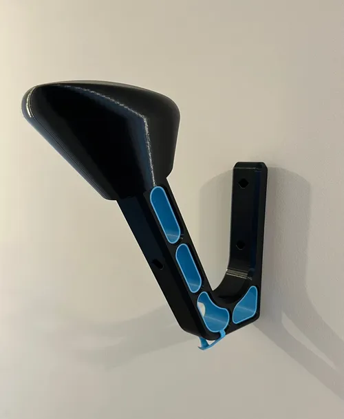 Blue Helmet Holder