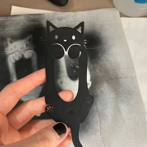 Cat bookmark 1