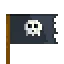 Pirate flag pixel art