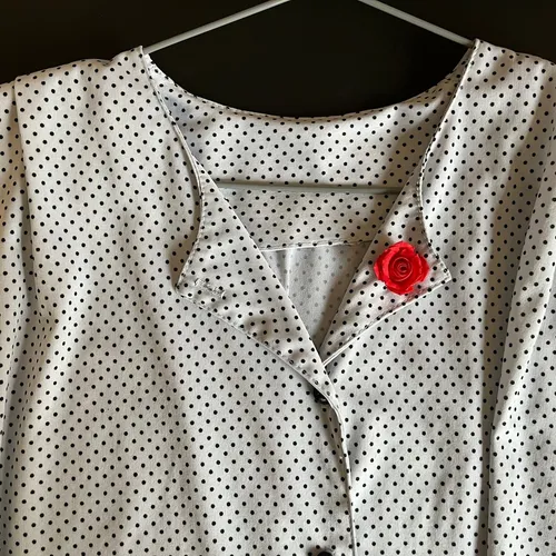 Rose on shirt