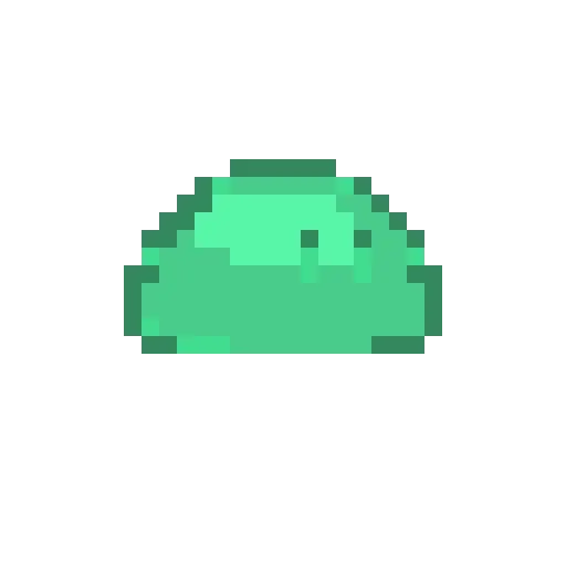 Animated slime pixel art