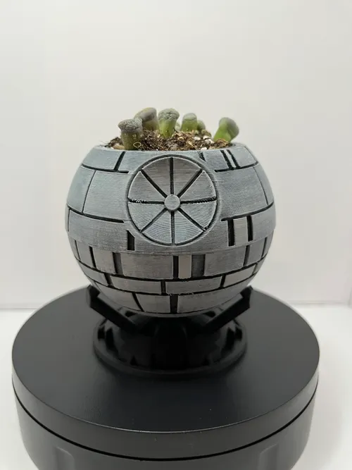 Death Star plant pot