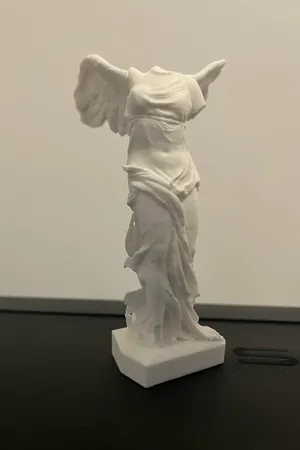 3D printed Winged Victory of Samothrace statue